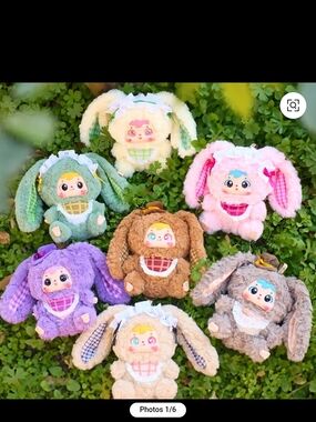 San Xiao Mao Samuel Rabbit Big Family‎ Plush Series vinyl face plush blind box